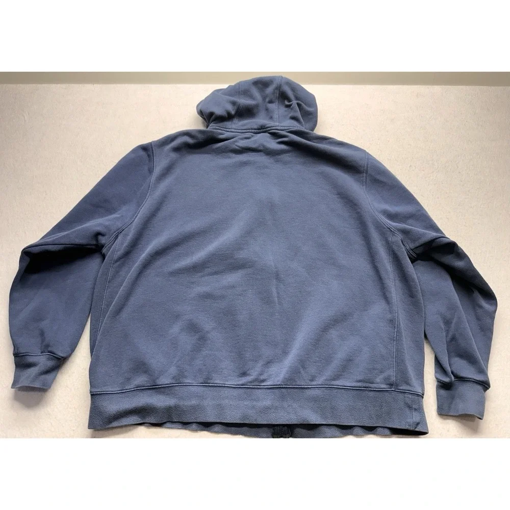Nike Sportswear Club Fleece Full-Zip Hoodie Navy Blue Men's 2XL BV2645-410